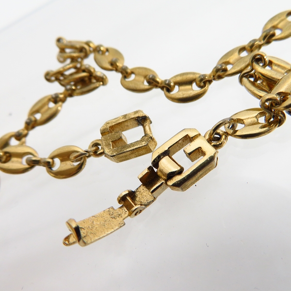 実際に弊社で買取させて頂いたGIVENCHY/ジバンシイ ゴールドカラー ネックレスチェーンの画像 2枚目
