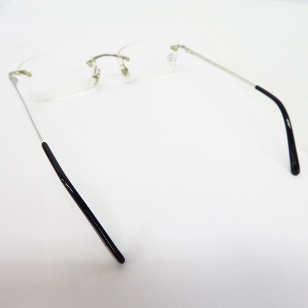 実際に弊社で買取させて頂いたCartier/カルティエ フチ無し/ツーポイント メガネフレーム/アイウェア フランス製の画像 1枚目