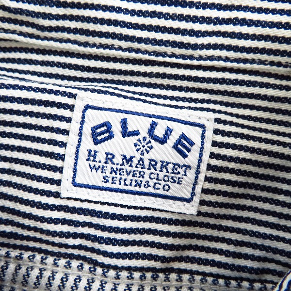実際に弊社で買取させて頂いたBLUE BLUE/ブルーブルー ストライプ ワークシャツ/長袖シャツ 1/2/3点セットの画像 2枚目