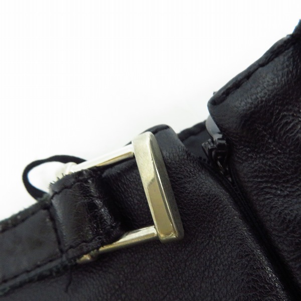 実際に弊社で買取させて頂いたBURBERRY BLUE LABEL/バーバリー・ブルー レーベル レザー　タイトスカート 38の画像 7枚目