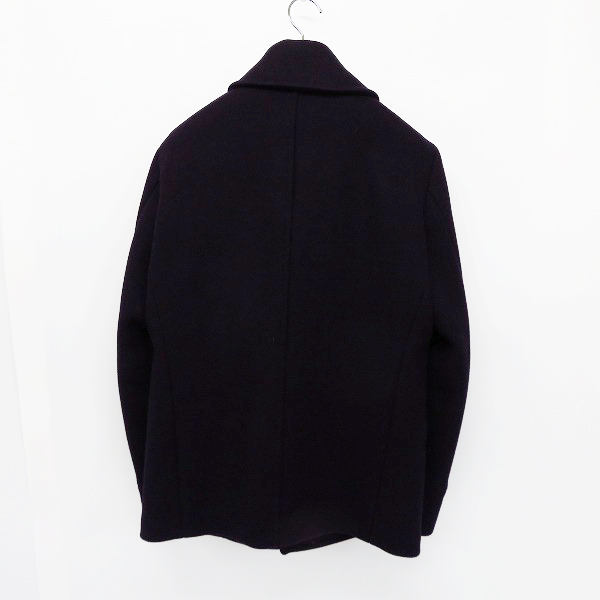 実際に弊社で買取させて頂いたEDIFICE/エディフィス メルトンウールコート ネイビー 48の画像 1枚目