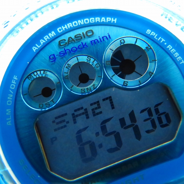 実際に弊社で買取させて頂いたG-SHOCK/Gショック MINI 腕時計 ブルースケルトン GMN-692-2JRの画像 4枚目