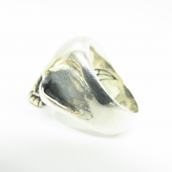 実際に弊社で買取させて頂いたCRAZY PIG/クレイジーピッグ スモール エビル スカルリング 16号の画像 2枚目