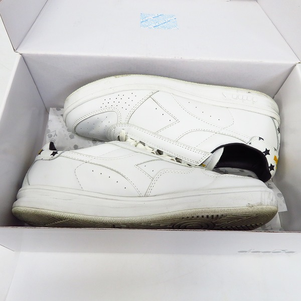 実際に弊社で買取させて頂いたDIADORA/ディアドラ B.ELITE STARS/スニーカー/201.170648/25.5の画像 8枚目