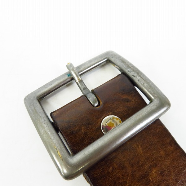 実際に弊社で買取させて頂いたHTC/エイチティーシー ピーナッツ/フラワー スタッズベルトの画像 1枚目