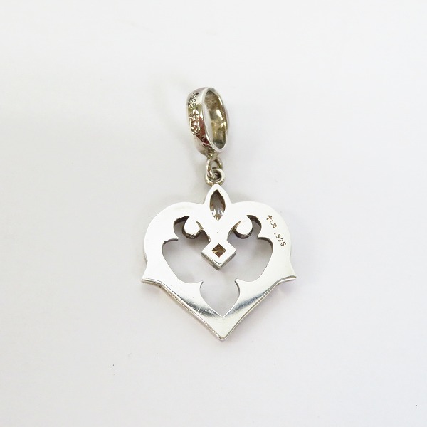 実際に弊社で買取させて頂いた【ギャラ】Loree Rodkin/ローリーロドキン ゴシック オープンハートペンダントトップ の画像 2枚目