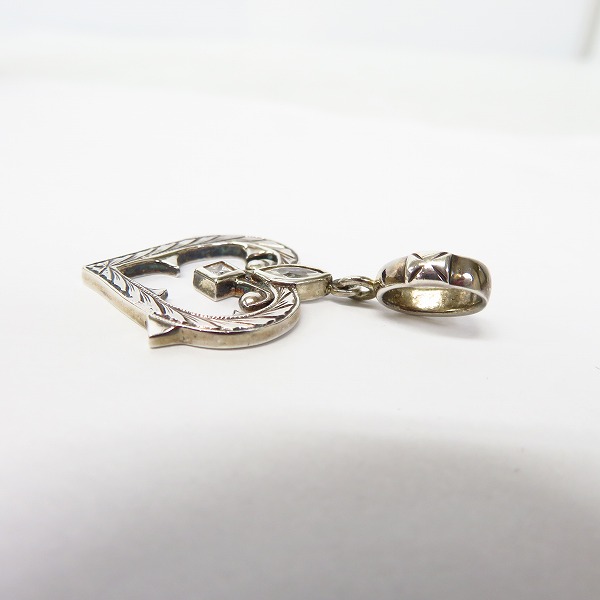 実際に弊社で買取させて頂いた【ギャラ】Loree Rodkin/ローリーロドキン ゴシック オープンハートペンダントトップ の画像 5枚目