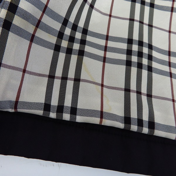 実際に弊社で買取させて頂いたBURBERRY BLACK LABEL/バーバリーブラックレーベル 三陽商会 ステンカラーコート BMA02-306-09/Mの画像 7枚目