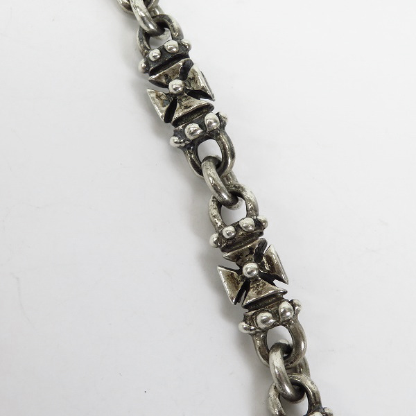 実際に弊社で買取させて頂いたTRAVIS WALKER/トラヴィスワーカー クロスリンクブレスレットｗ/Tバーの画像 2枚目