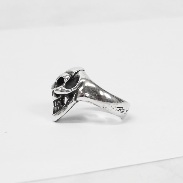 実際に弊社で買取させて頂いたBILL WALL LEATHER/BWL/ビルウォールレザー グッドラックスカル リング/15.5号の画像 2枚目