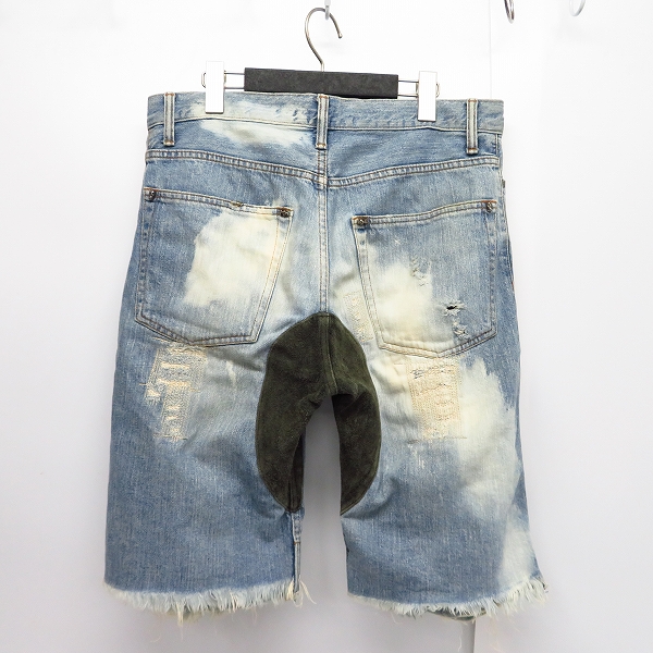 実際に弊社で買取させて頂いたIF SIX WAS NINE/イフシックスワズナイン ハーフ デニムパンツ MUD MAX BEAR/1/2/351DK/30の画像 1枚目