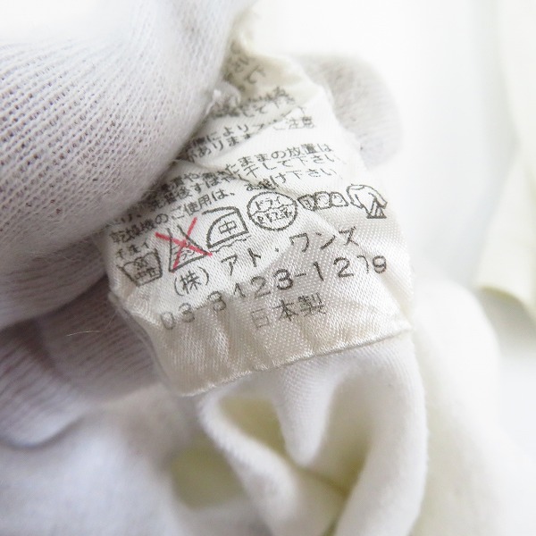 実際に弊社で買取させて頂いたDRESS CAMP/ドレスキャンプ リップ刺繍 VネックロングTシャツ Sの画像 5枚目