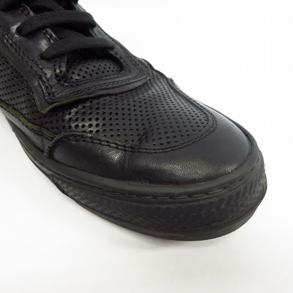 実際に弊社で買取させて頂いたDIESEL BLACK GOLD/ディーゼル ブラック ゴールド サイドジップ レザースニーカー 42の画像 7枚目