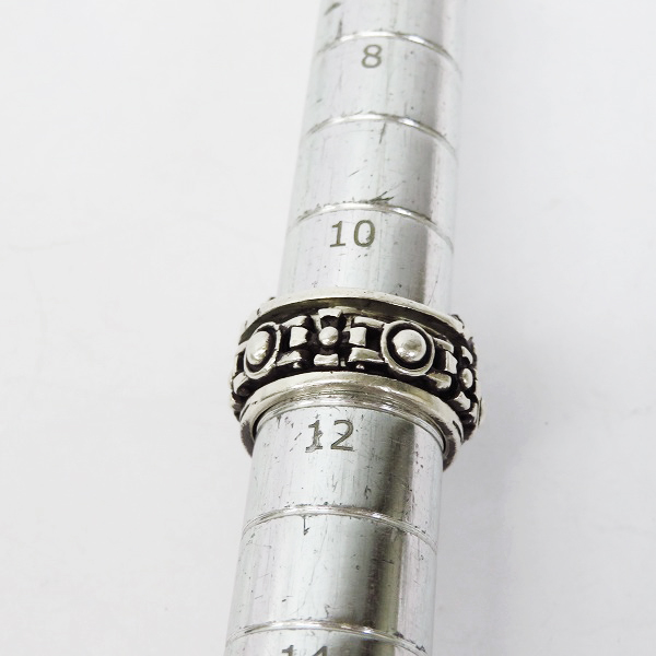 実際に弊社で買取させて頂いたLEATHERS&TREASURES/レザーズアンドトレジャーズ  リボルビング リング L ガーディアンエンジェル 11～11.5号の画像 6枚目