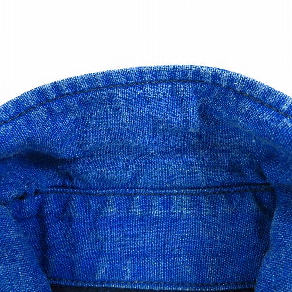 実際に弊社で買取させて頂いたBLUE BLUE/ブルーブルー ストライプ ワークシャツ/長袖シャツ 1/2/3点セットの画像 5枚目