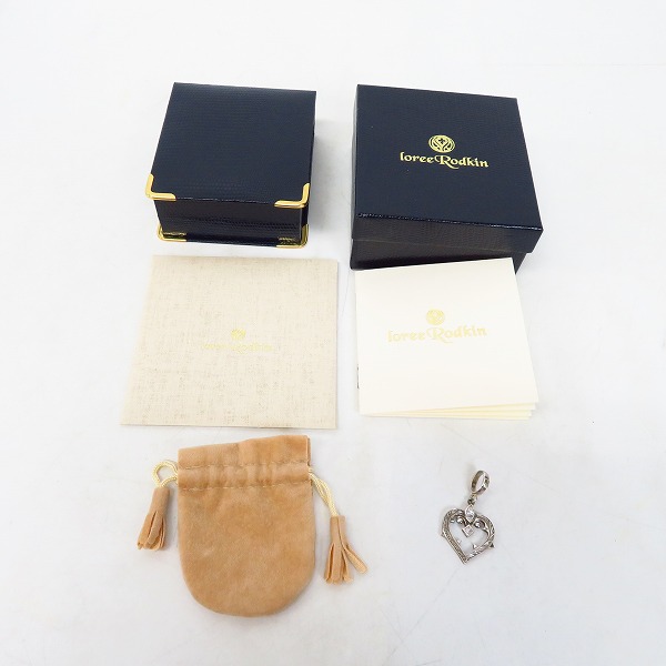 実際に弊社で買取させて頂いた【ギャラ】Loree Rodkin/ローリーロドキン ゴシック オープンハートペンダントトップ の画像 8枚目