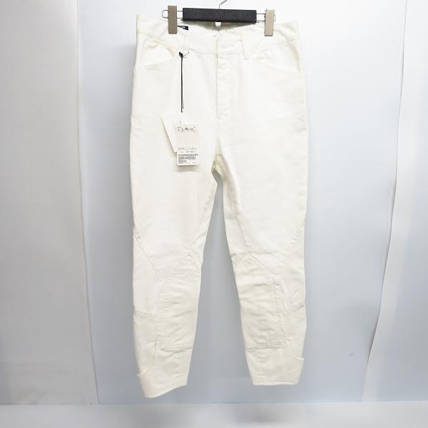実際に弊社で買取させて頂いたBALMAIN/バルマン 裾ボタンジョッパーズデニムパンツ ホワイト S4HT539C273 29