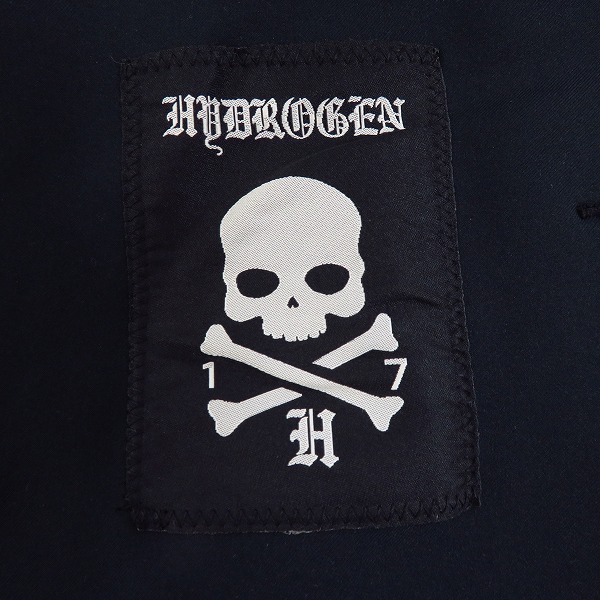 実際に弊社で買取させて頂いたHYDROGEN/ハイドロゲン ポリエステル ブルゾン ダブルジャケット Lの画像 3枚目