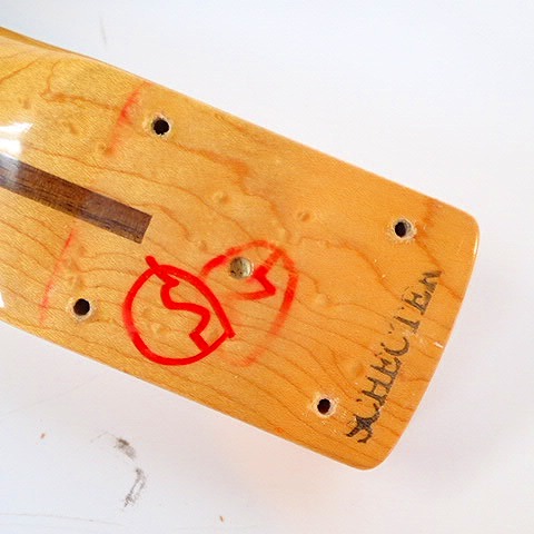 実際に弊社で買取させて頂いた★SCHECTER/シェクター 1985年製 ストラトタイプ ヴィンテージ エレキギターの画像 7枚目