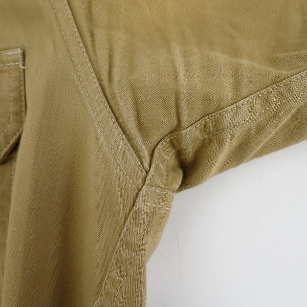 実際に弊社で買取させて頂いたSUGAR CANE×LOONY TUNES/シュガーケーン× ルーニー テューンズ コラボワッペンワークシャツ Sの画像 7枚目