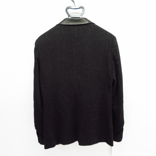 実際に弊社で買取させて頂いたBACKLASH/バックラッシュ リネンウール製品染め テーラードジャケット 1459-03 Size：Mの画像 1枚目