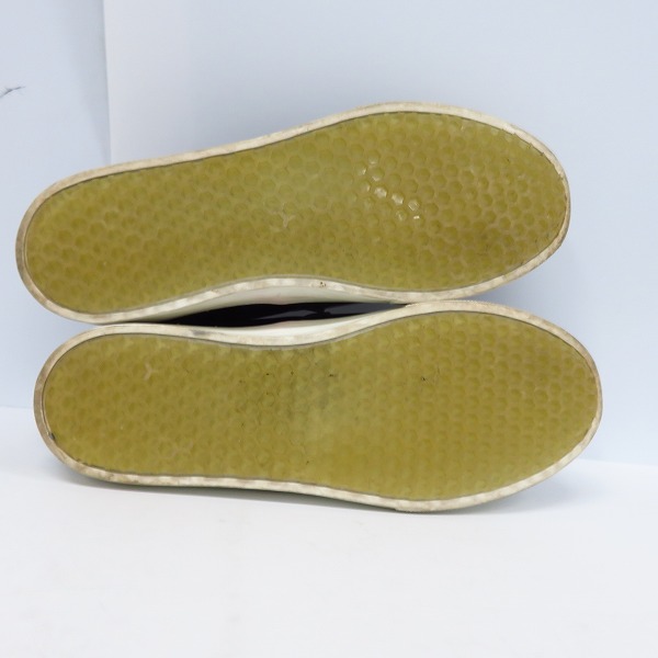 実際に弊社で買取させて頂いたCELINE/セリーヌ スリッポン/レザースニーカー/ブラック/38の画像 2枚目