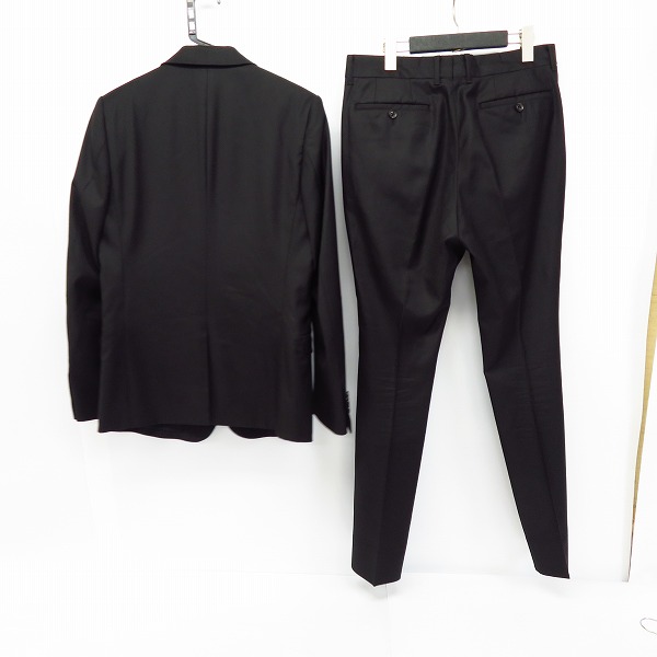 実際に弊社で買取させて頂いたLOUNGE LIZARD/ラウンジリザード 2B スーツ セットアップ ブラック 2の画像 1枚目