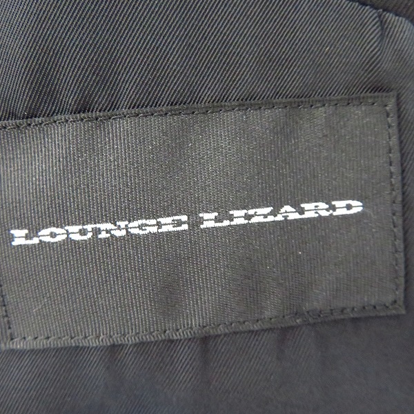 実際に弊社で買取させて頂いたLOUNGE LIZARD/ラウンジリザード 2B スーツ セットアップ ブラック 2の画像 2枚目