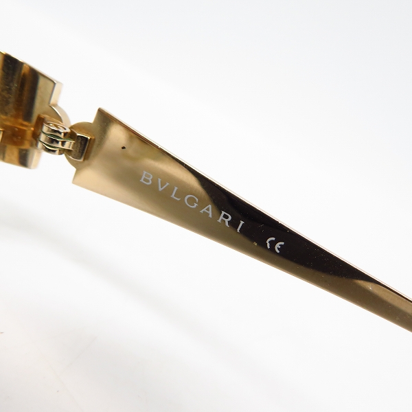 実際に弊社で買取させて頂いたBVLGARI/ブルガリ アイウェア/メガネフレーム 度入り 482の画像 4枚目