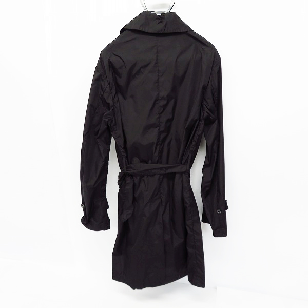 実際に弊社で買取させて頂いたMACKINTOSH/マッキントッシュ 英国製 ナイロン 比翼 コート ブラック/38の画像 1枚目