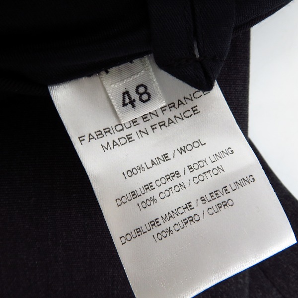 実際に弊社で買取させて頂いたBALMAIN/バルマン テーラードジャケット グレー 48の画像 4枚目