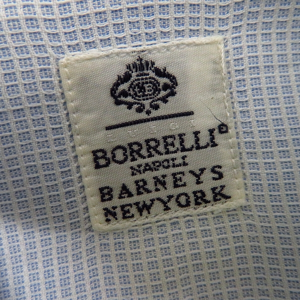 実際に弊社で買取させて頂いたBORRELLI×BARNEYS NEWYORK/ボレッリ×バーニーズニューヨーク 長袖シャツ/39の画像 2枚目