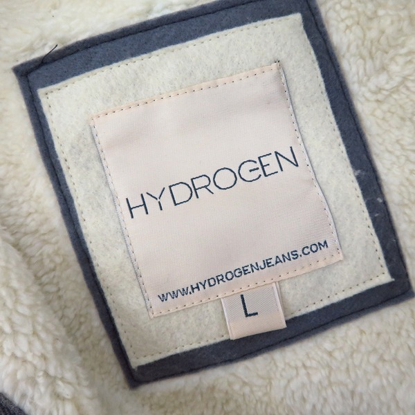 実際に弊社で買取させて頂いたHYDROGEN/ハイドロゲン AUTOMOBILI LAMBORGHINI 裏ボア スウェットジャケット/Lの画像 2枚目