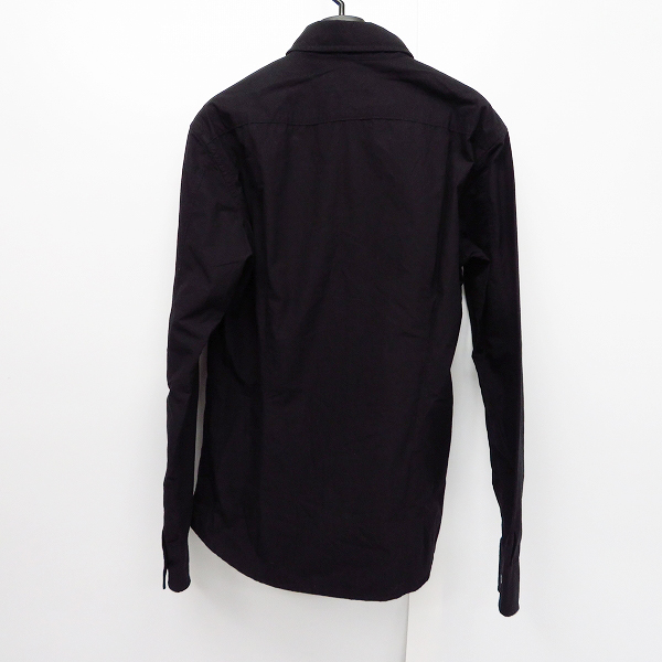 実際に弊社で買取させて頂いたLouuge Linard/ラウンジリザード 長袖シャツ ブラック/1の画像 1枚目
