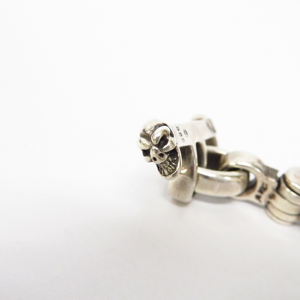 実際に弊社で買取させて頂いたBWL/ビルウォールレザー プロトタイプヒンジド オールスカルリンク ブレスレットの画像 6枚目