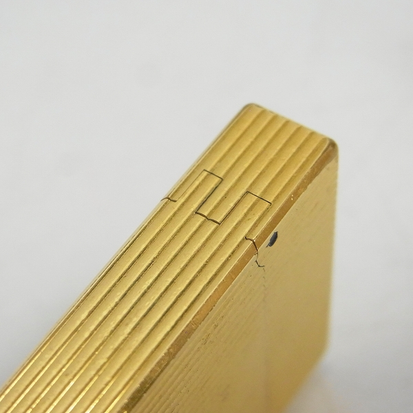 実際に弊社で買取させて頂いたCARAN d'ACHE/カランダッシュ ガスライター ストライプ ゴールドの画像 7枚目