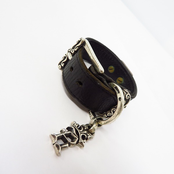 実際に弊社で買取させて頂いたBILL WALL LEATHER/ビルウォールレザー レザー ブレスレット