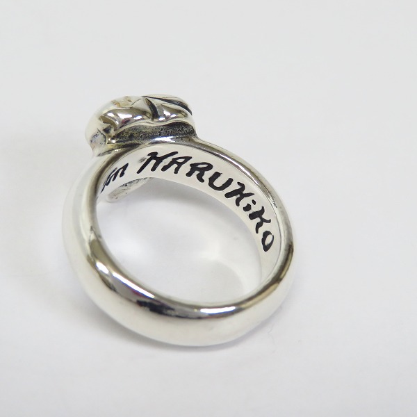 実際に弊社で買取させて頂いたBWL/ビルウォールレザー×加藤晴彦 ストーンリング R-305 16号の画像 6枚目