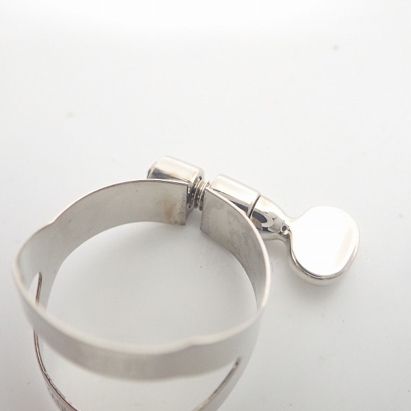 実際に弊社で買取させて頂いたSELMER/セルマー ソプラノサックス リガチャー シルバーの画像 3枚目