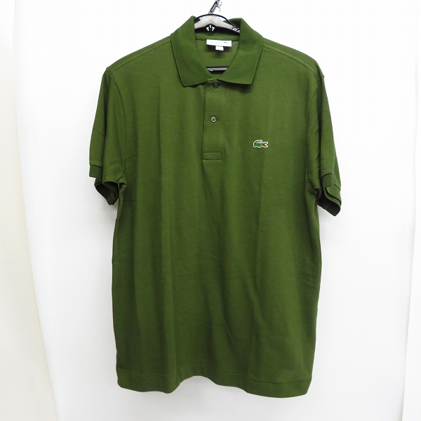 実際に弊社で買取させて頂いたLACOSTE/ラコステ 半袖ポロシャツ グリーン系 4/M