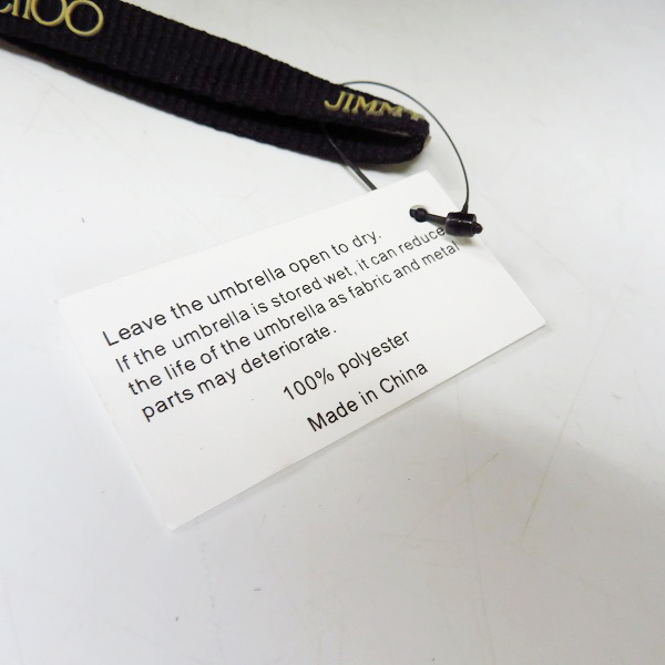 実際に弊社で買取させて頂いた【ジャンク】JIMMY CHOO/ジミーチュウ ノベルティー 折りたたみ傘の画像 6枚目
