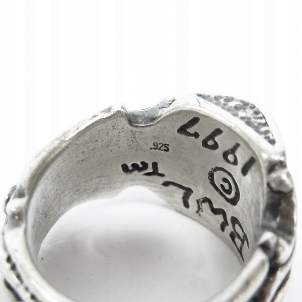 実際に弊社で買取させて頂いたBWL/Bill Wall Leather/ビルウォールレザー Gothic Cross/ゴシッククロス リング 20号 の画像 7枚目