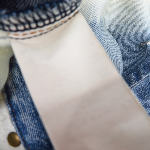 実際に弊社で買取させて頂いたIF SIX WAS NINE/イフシックスワズナイン ハーフ デニムパンツ MUD MAX BEAR/1/2/351DK/30の画像 3枚目