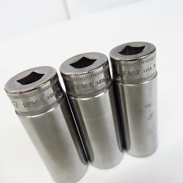 実際に弊社で買取させて頂いたSNAP-ON/スナップオン 3/8 ディープソケット/SFM9-SFM19 11点セットの画像 2枚目