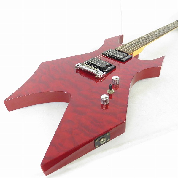 実際に弊社で買取させて頂いた★B.C. Rich WARLOCK エレキギター ダンカンPU搭載 ソフトケース付きの画像 3枚目