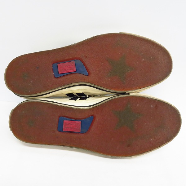 実際に弊社で買取させて頂いたCONVERSE×john varvatos/コンバース×ジョンバルベイトス JACK PURCELL スウェードスニーカー 1K721/28の画像 2枚目