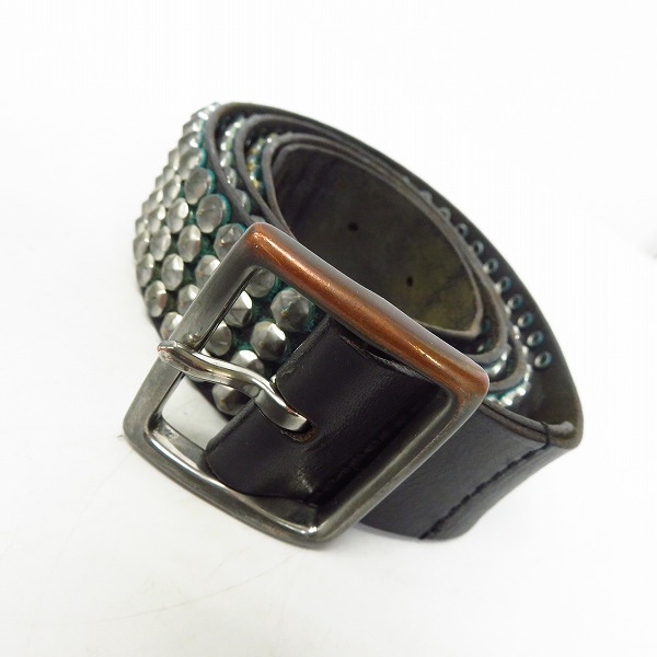 実際に弊社で買取させて頂いたHTC/エイチティーシー ナロースタッズ レザーベルト 85/34