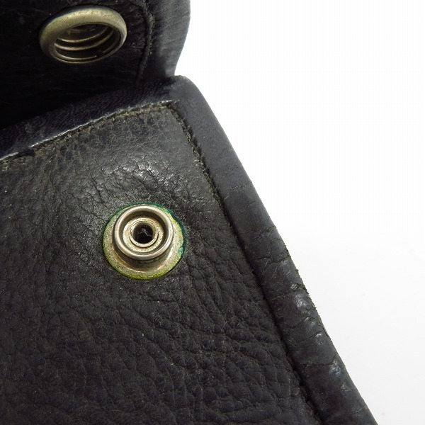 実際に弊社で買取させて頂いたTRAVIS WALKER/トラヴィスワーカー スカルパッチ 3つ折り レザーウォレット/財布の画像 6枚目