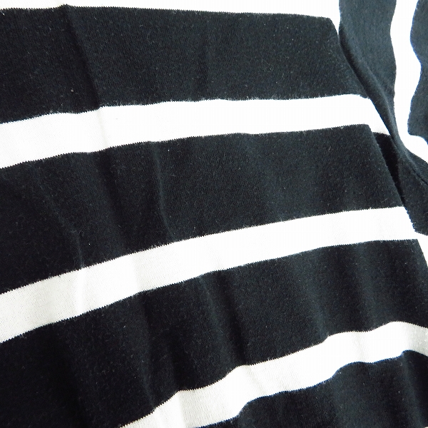 実際に弊社で買取させて頂いたGOODENOUGH/グッドイナフ ボーダー柄 リバーシブル ロングスリーブ/長袖 カットソー 2点セットの画像 5枚目