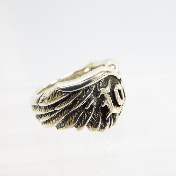 実際に弊社で買取させて頂いた【ギャラ付き】BWL/ビルウォールレザー WING LOVE/ ウィングwラブ シルバーリング/23号の画像 4枚目